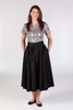 Clearance Cassandra Retro Dresses in Black/silver and Black/Royal
