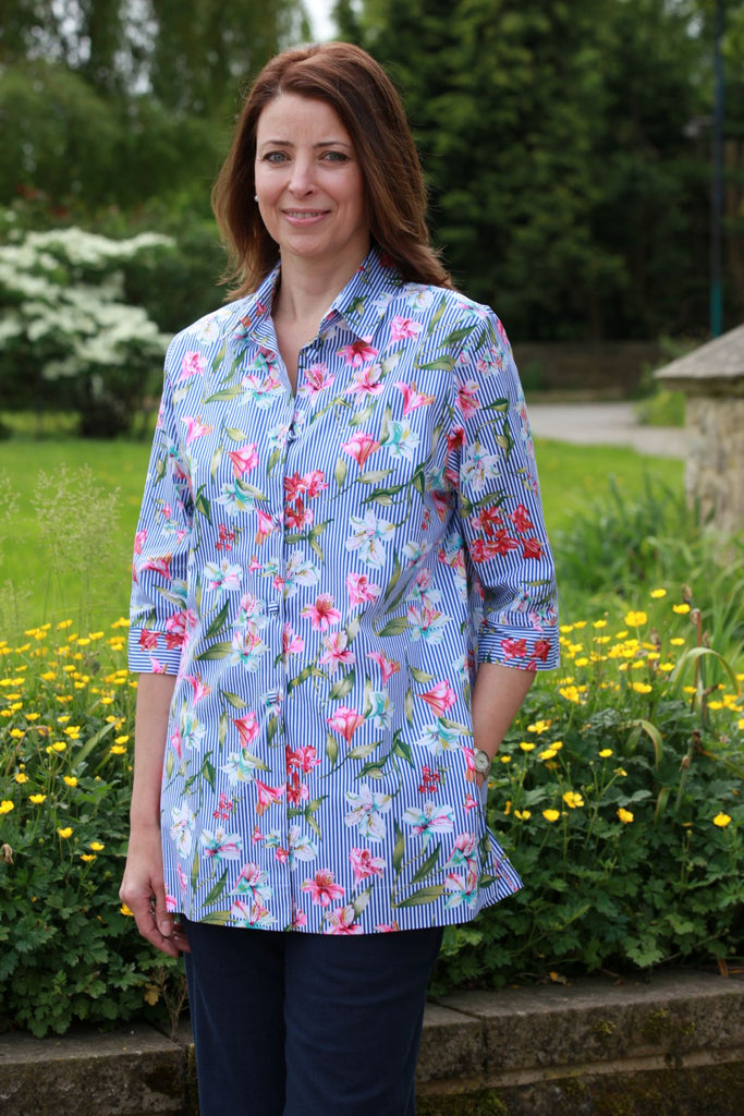 Shelley floral overshirt