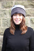 Tri colour reversible Fleece Hat in Grey/black