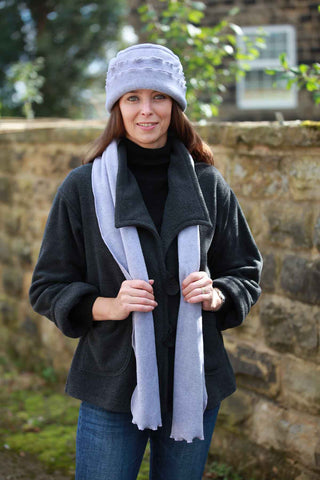 Fleece Hat Fluted in three colours.