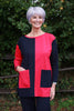 Joanna Oversized Tunic in Navy/Royal and Navy/Scarlett