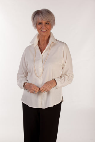 Tara Shirt in Winter white