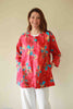Nepal Top in Red print