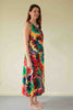 Kaleidoscope Sundress in pink/red/green print sizes 14 only