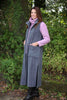 Calder long sleeveless fleece coat in 2 colours