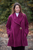 Helmsdale Coat in Mulberry