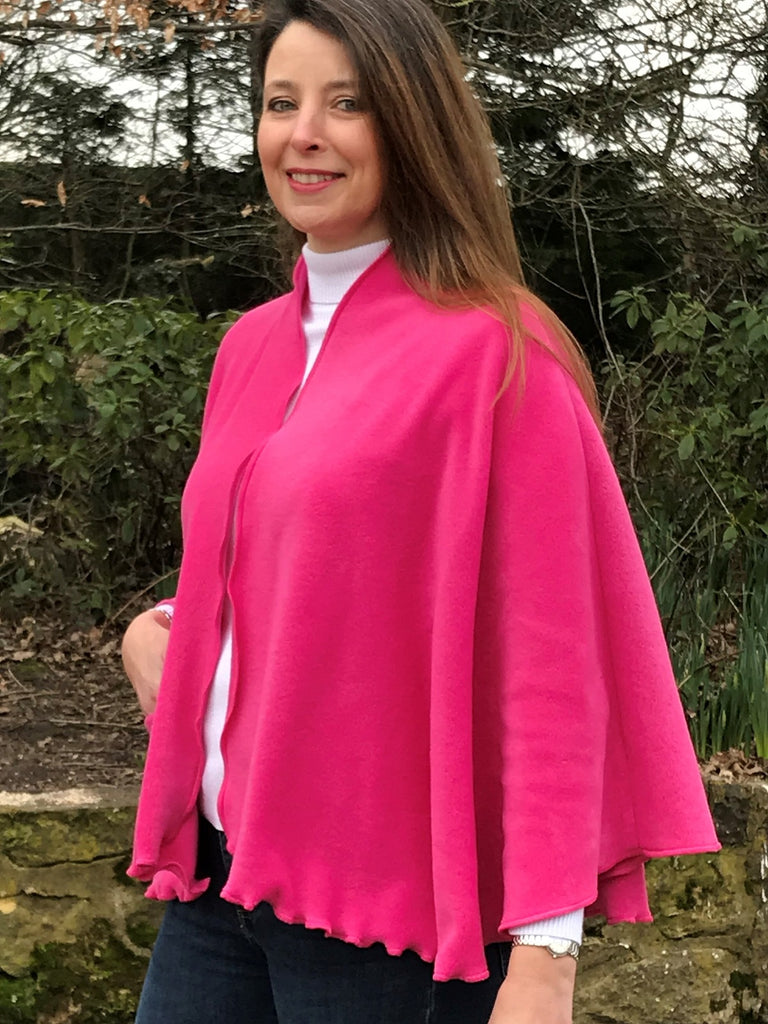 Ardfern short fleece Cape in 11 colours