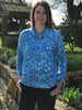 Capri Top in Blue print  14/16 only