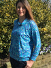 Capri Top in Blue print  14/16 only