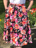 Bay Skirt Black/tangerine