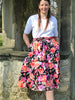 Bay Skirt Black/tangerine