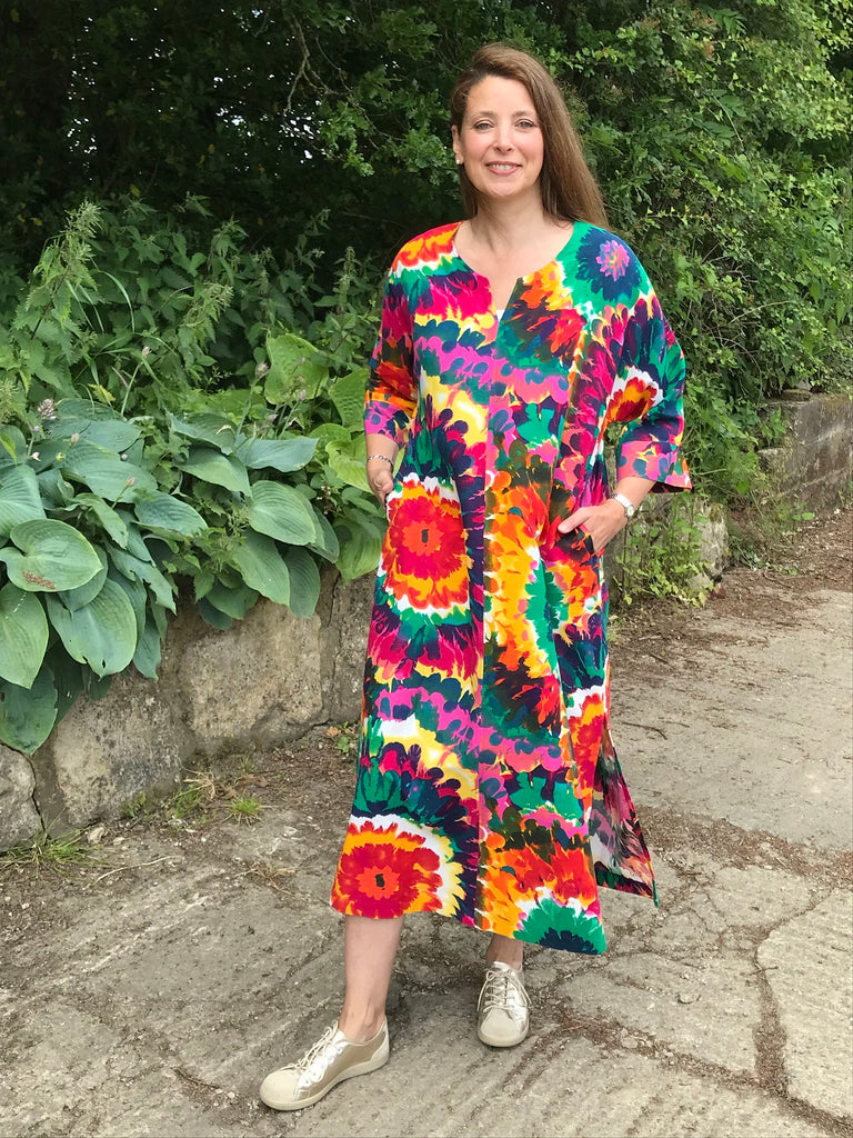 Sale Kaleidoscope Cotton Kaftan