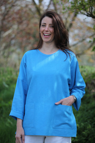 Sandy Smock with boat neckline in 7 Colours  12/14 - 22/24