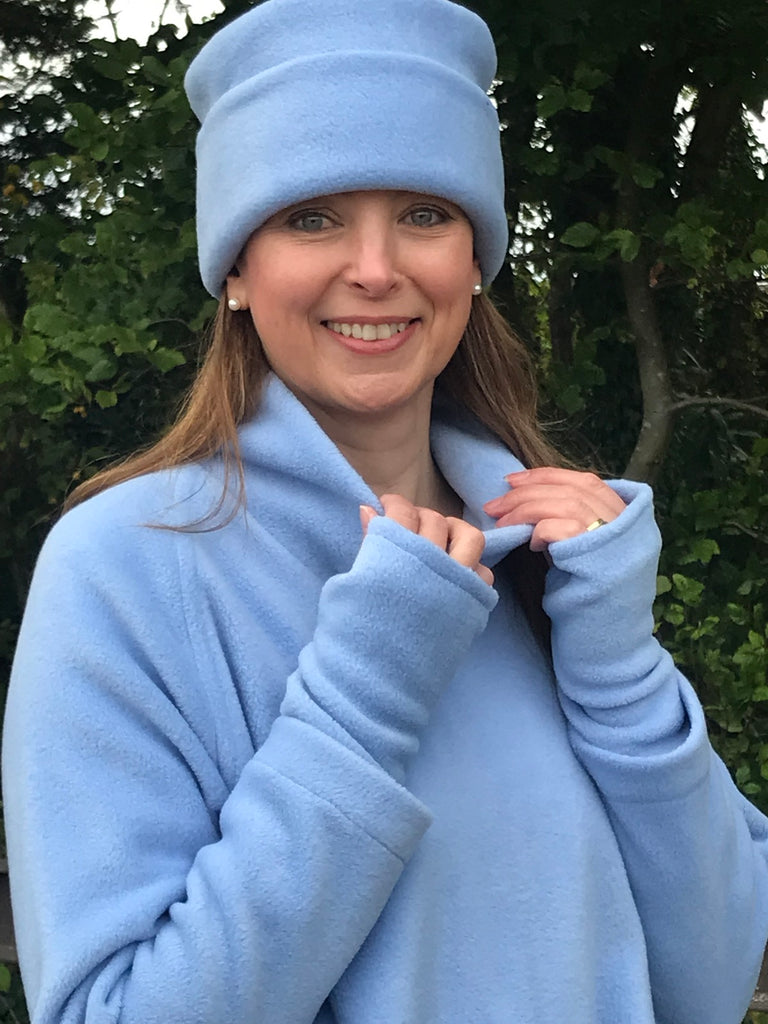 Fleece Wristwarmers in plain colours.