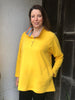 Burnsall Sweatshirt Swing Top in Buttercup Yellow and Bright Leaf