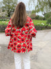 Charlotte Poppy swing Shirt in two colours and limited sizes