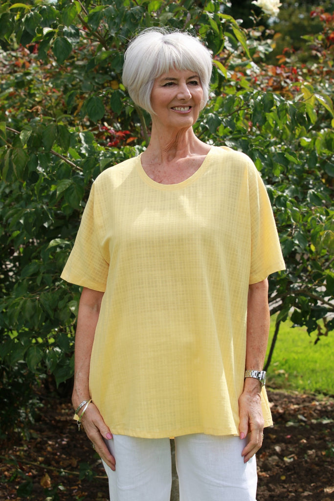 Sienna oversized top in Yellow
