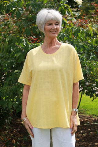 Sienna oversized top in Yellow