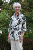 Shelley long Shirt in Stone/cream/black Size 14 only