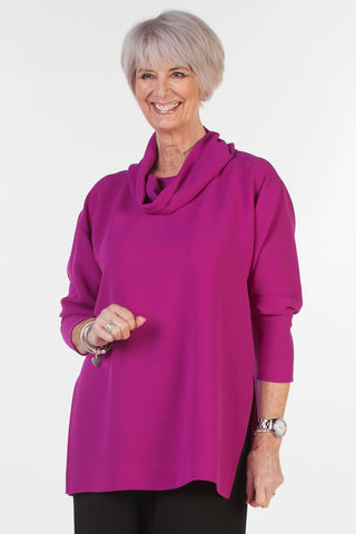 Joanna Oversized Crepe Top in 4 Colours