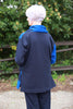 Joanna Oversized Tunic in Navy/Royal and Navy/Scarlett