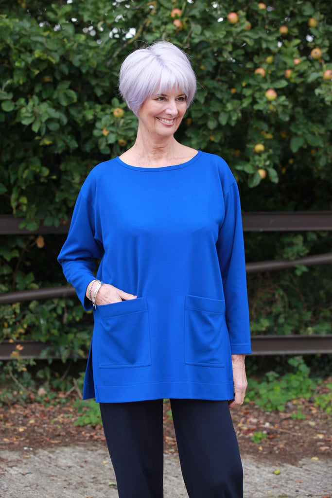 Joanna Oversized Tunic in Royal 14/16 only