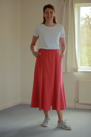 Helena longer length Skirt in 6 colours