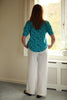 Karina Jersey Top in Aqua/blue ad Blue/white  Sizes 12/14 and 14/16  only