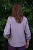 Becky brushed cotton Shirt in wine/pink