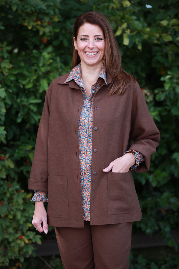 Georgia Jacket in Nut Brown