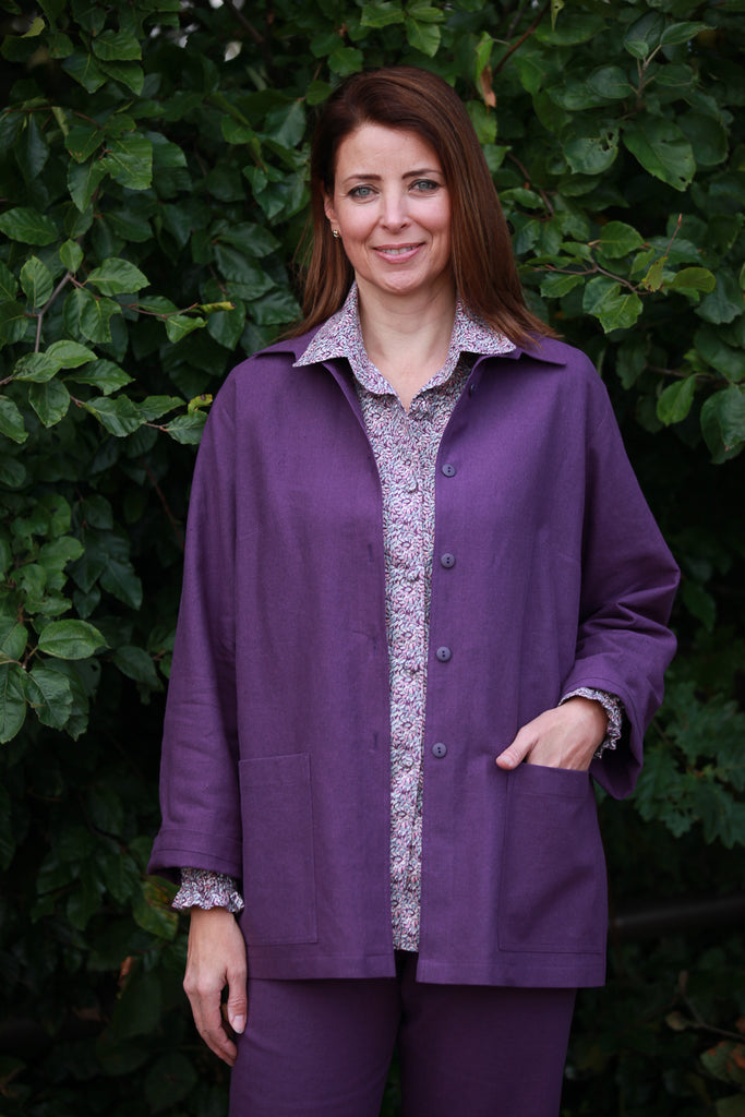 Georgia Jacket in Grape