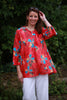 Nepal Top in Red print