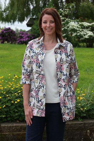 Shelley Print Overshirt sizes 14 and 18  only