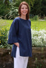 India Top in Navy and Pool Blue
