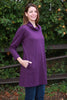 Weekender Short Jersey Dress in Navy and Grape sizes 12/14 only