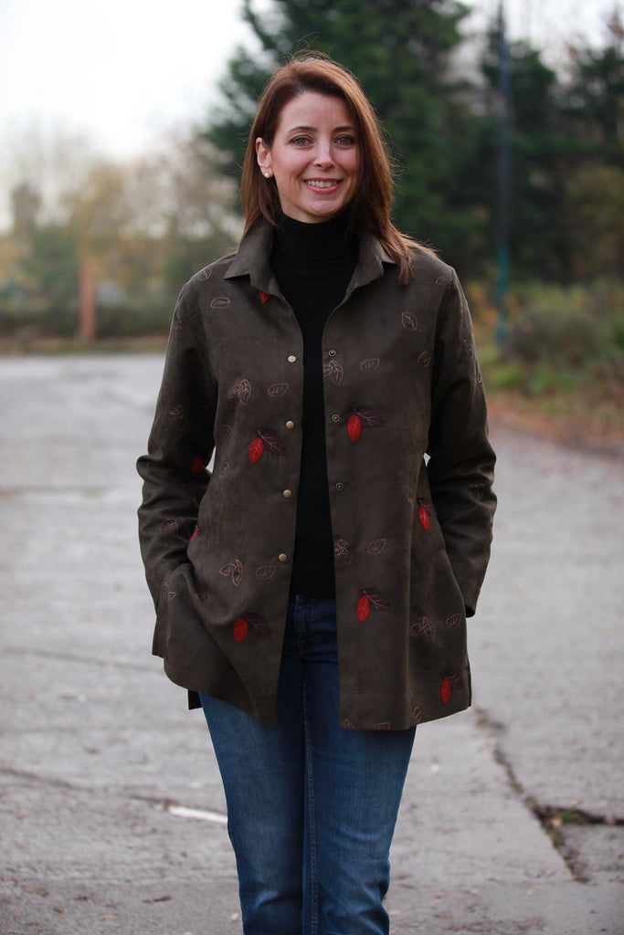Leaf Long line Shirt