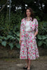 Tara Skirt in Mint/cerise print