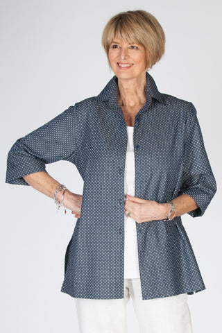 Sale Oxford Spotted Shirt  size 18 only