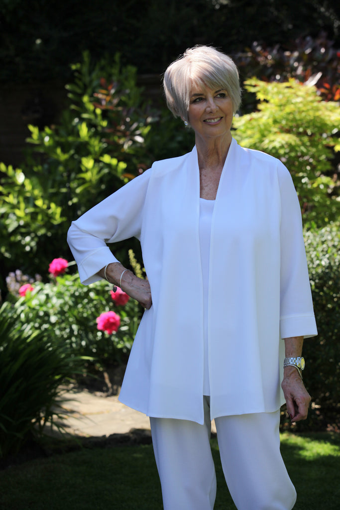 Camelia Summer Crepe Jacket in 2 colours