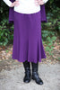 Stratford Jersey Skirt  in Grape and Black  Sizes 12 -  24