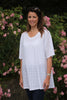 Sienna oversized top in white