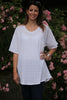 Sienna oversized top in white