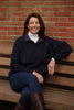 Sale Askrigg top with tartan collar  Size S/M in Black