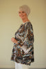 Cobweb Wrap in Viscose print