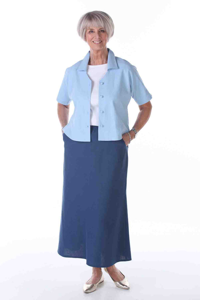 Alice Short Shirt in blue