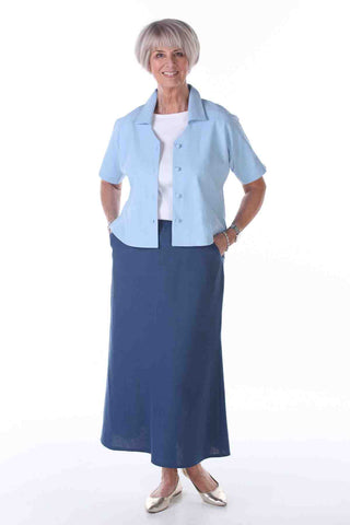 Alice Short Shirt in blue