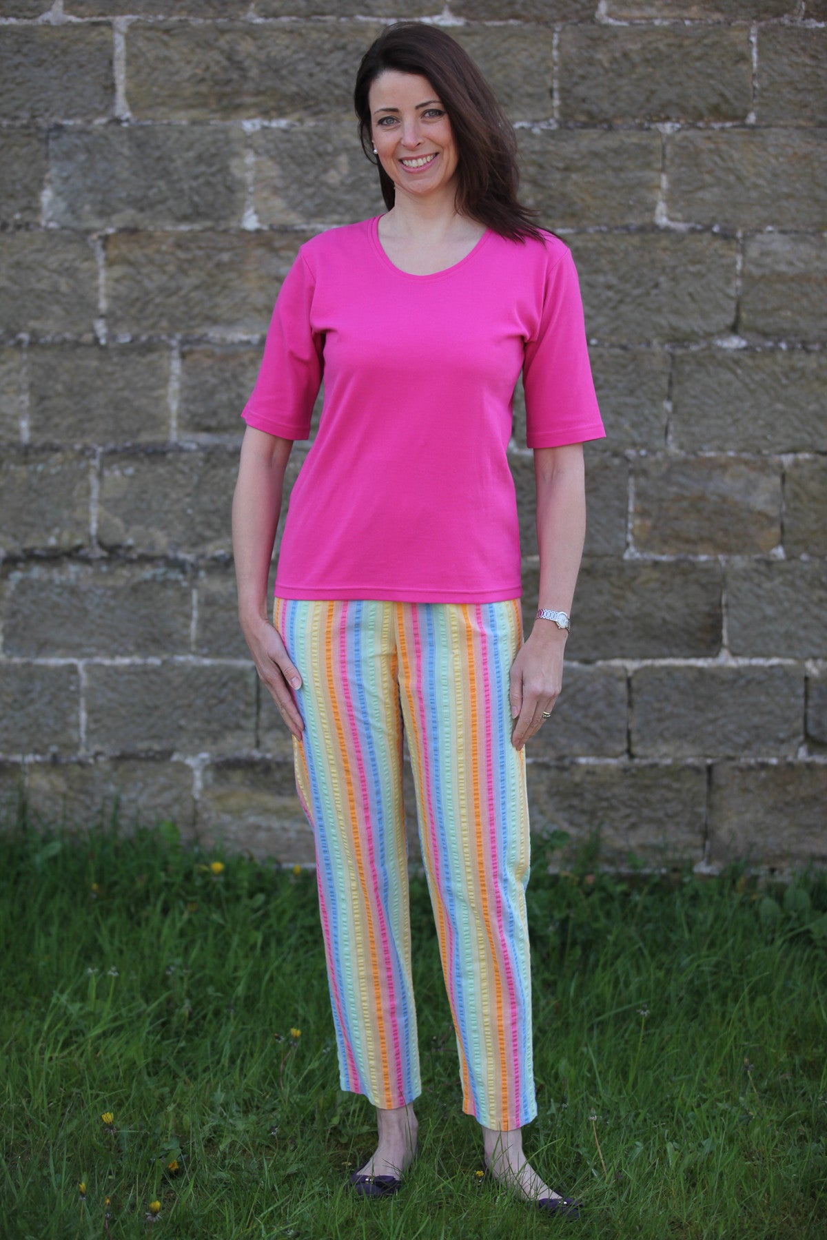 Candy stripe cheap trousers
