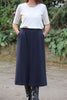 Bedale Jersey Skirt  in Navy
