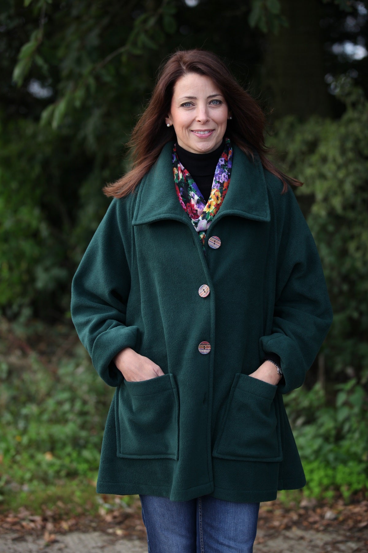 Swaledale swing Coat in 2 colours - Patricia Dawson