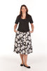 Bay Skirt in Black/cream sizes 12/24